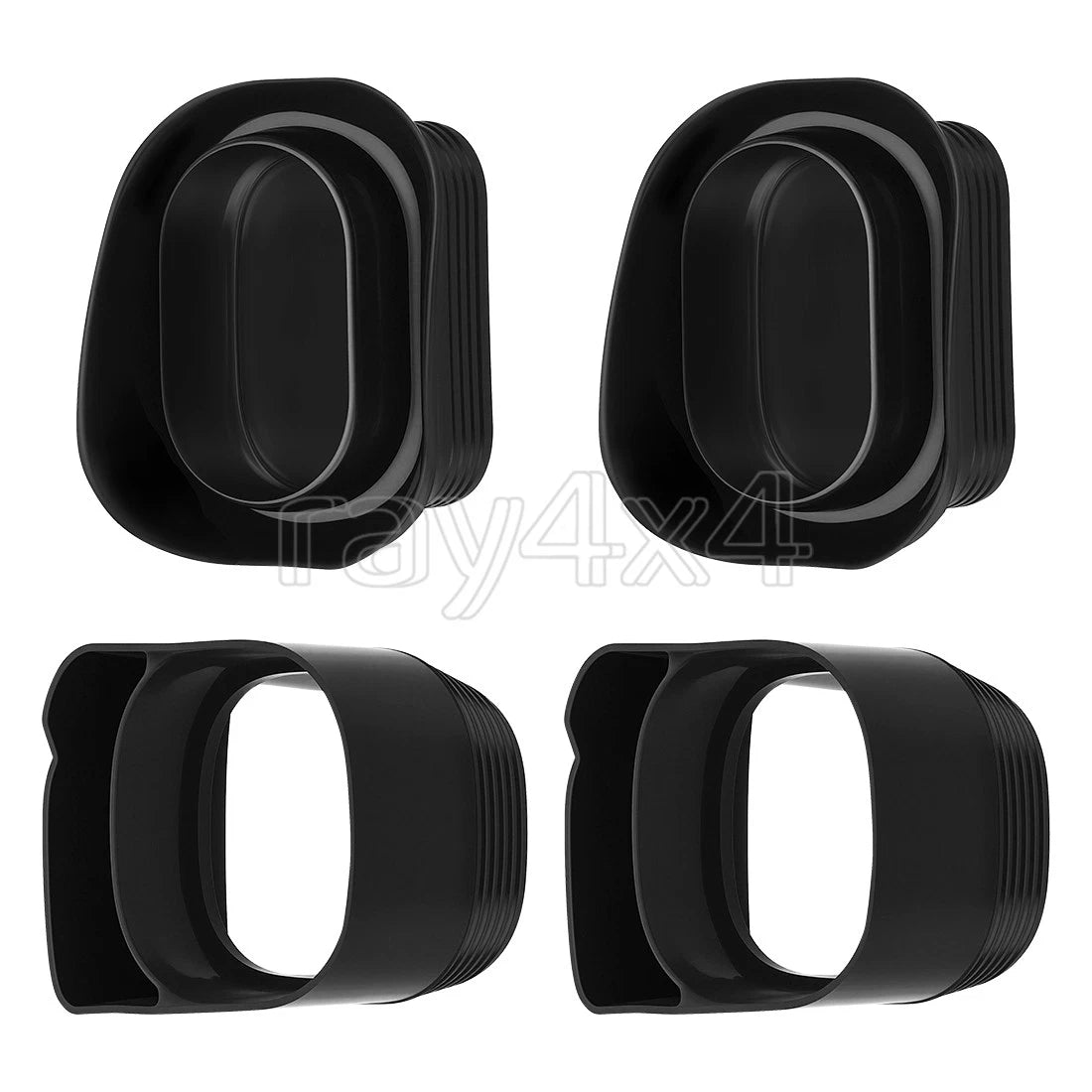 Set of 2 Rubber Intake Boots for Suzuki GSXR 600 (1997–2000) GSXR 750 (1996–1999)