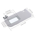 Gray Sun Visor with Mirror for Toyota Corolla (2009–2013) 74320-12E00-B0