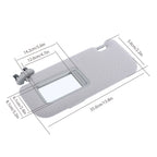 Gray Sun Visor with Mirror for Toyota Corolla (2009–2013) 74320-12E00-B0