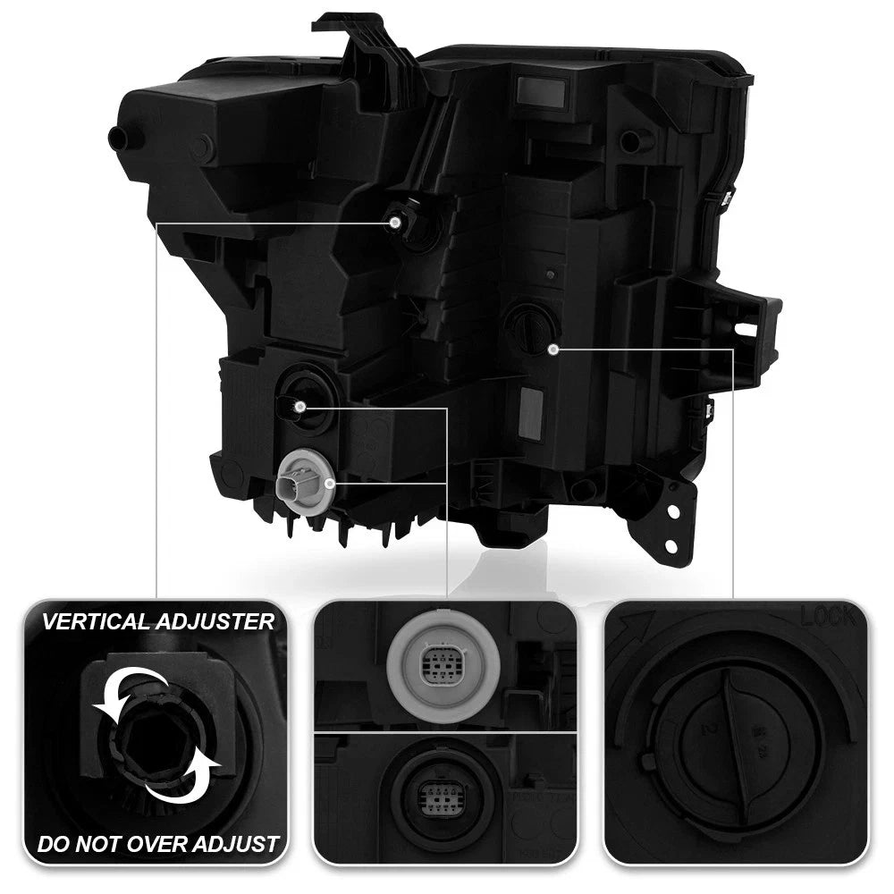 LED Headlight for GMC Sierra 2500 HD (2020–2023) w/ Halogen Signal Right