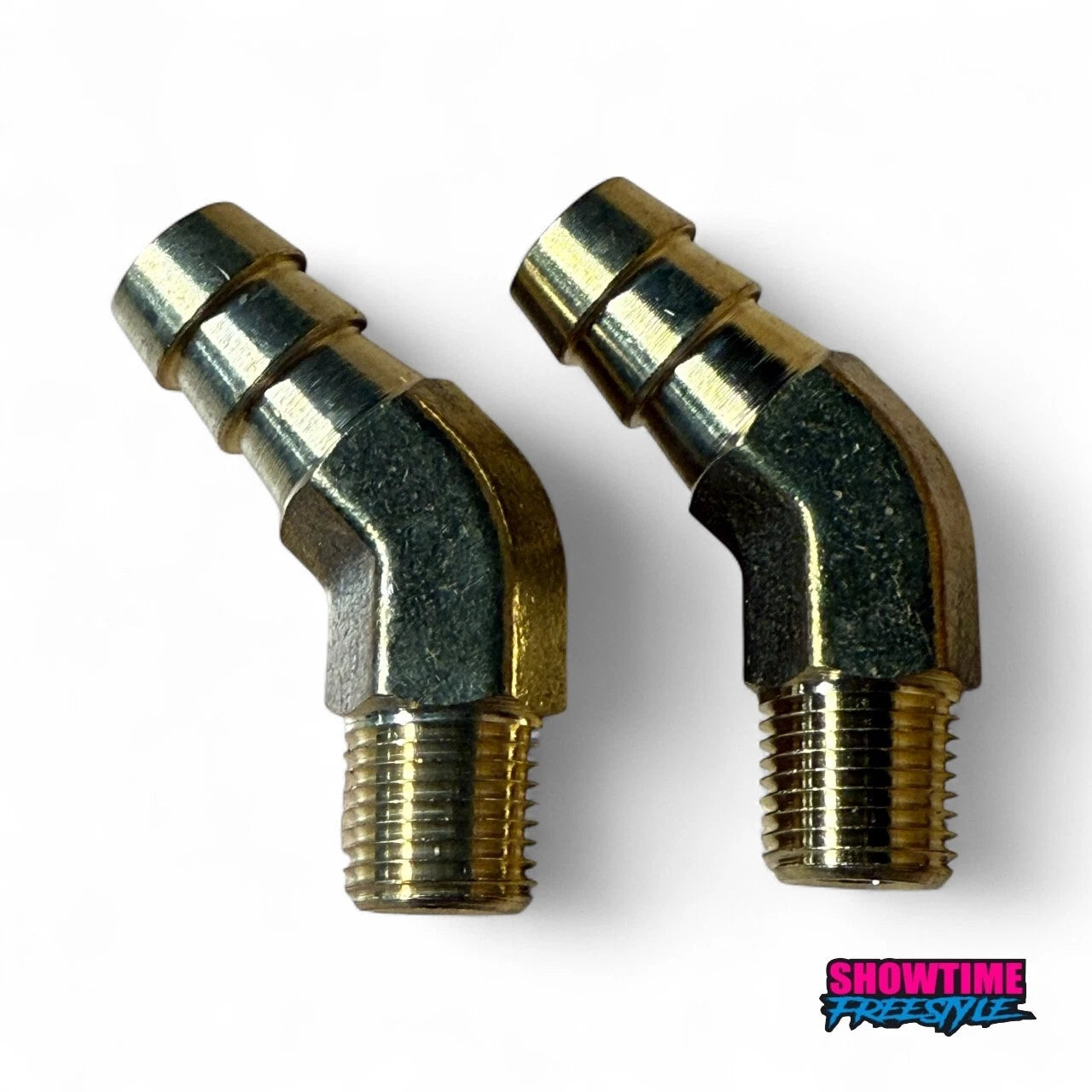 2X 45 Degree Brass Fitting for Yamaha Superjet Waveblaster (Factory B Pipe)