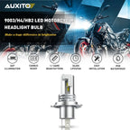 H4 9003 LED Headlight Bulb for Motorcycle (High/Low Beam, 6500K)