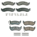 Set of 4 Akebono ProACT Ceramic Disc Brake Pads for Ford Explorer Sport Trac (2001–2005)