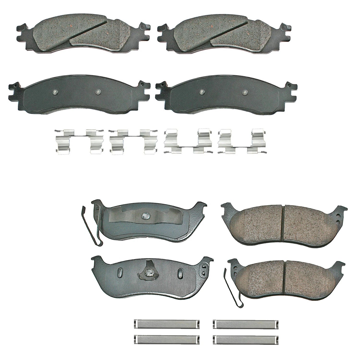 Set of 4 Akebono ProACT Ceramic Disc Brake Pads for Ford Explorer Sport Trac (2001–2005)