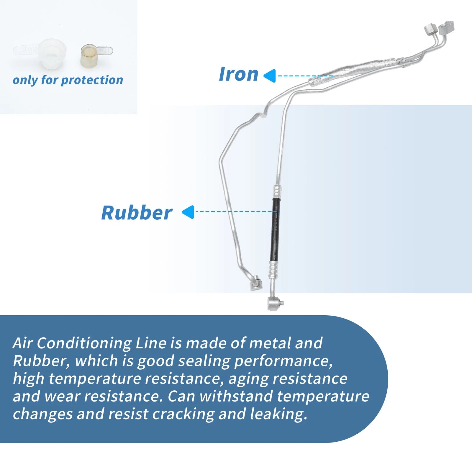 A/C Refrigerant Liquid Hose for BMW X1 (2015–2019) No. 64506993436