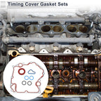 Set of 1 Timing Cover Gasket TCS30400 for Dodge 3.7L 4.7L (2002–2010)