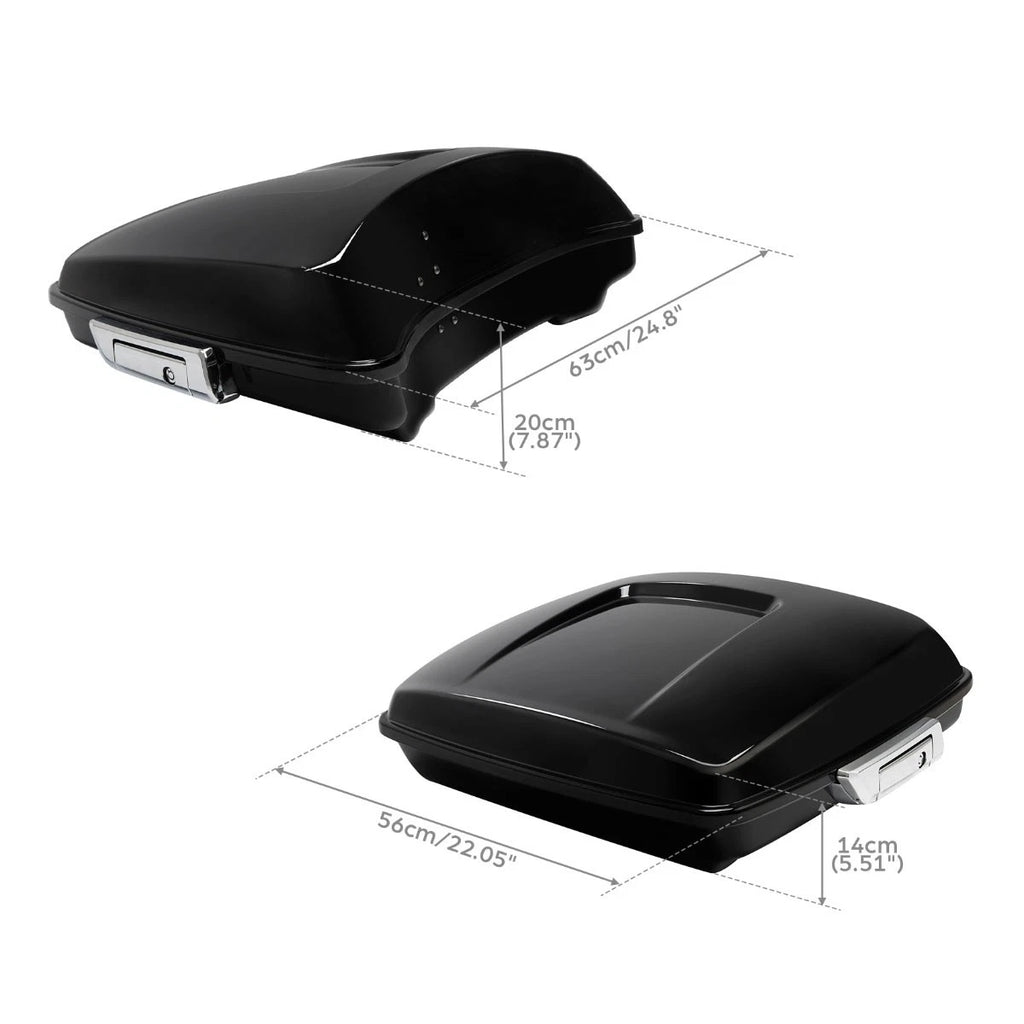 Razor Trunk Backrest Mount Rack for Harley Road Glide (2014–2026)