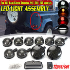 12x LED Smoke Lamp Upgrade Kit for Land Rover Defender 90 110 130