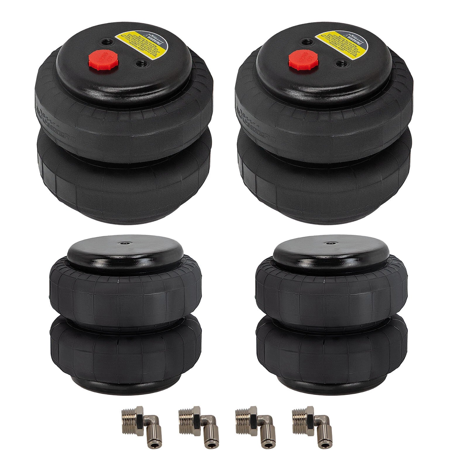 Set of 4 Air Spring Bags for Universal Applications (2500lb)