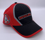 Licensed Shelby GT350 GT500 Hat Black Red Cobra Logo for Ford Mustang (1965–2020)