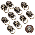 10X Lion Head Door Pull Knob Handle for Cabinet Drawer Hardware