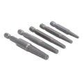5 Pcs Hex Screw Extractors Drill Bit 1/4 Inch Broken Bolt Remover
