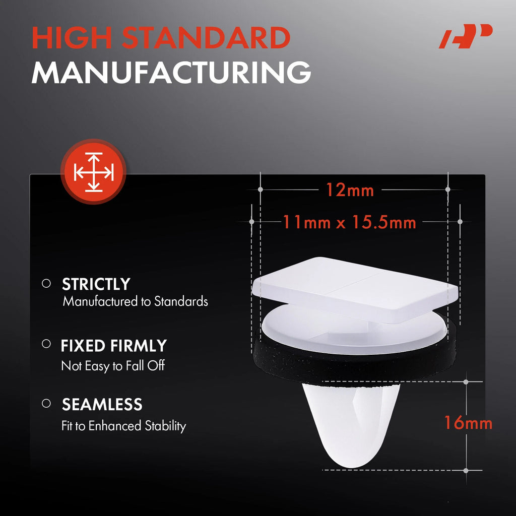 20Pcs Nylon Rocker Panel Moulding Retainer Clip for Hyundai Kia