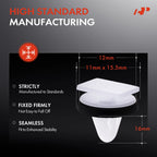 20Pcs Nylon Rocker Panel Moulding Retainer Clip for Hyundai Kia