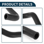 Radiator Hose Coolant Pipe for Audi TT 1.8L (2000–2006) Rubber Black