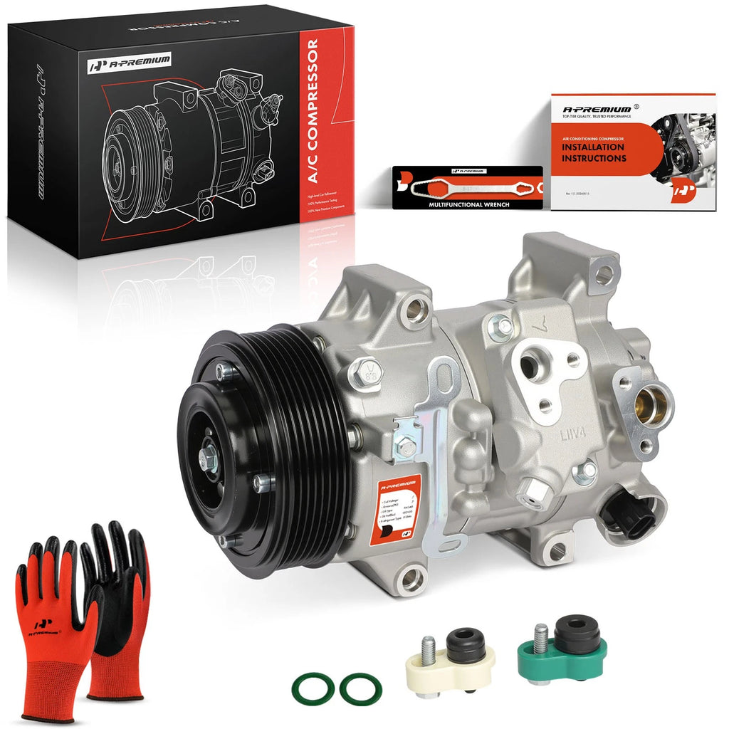 A/C Compressor with Clutch for Toyota Corolla 2007-2009 & Matrix 2010-2010