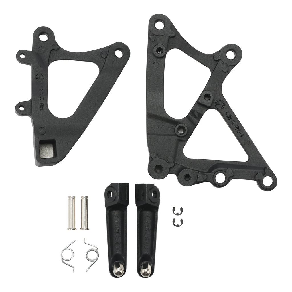 Front Driver Footrests Footpegs Bracket for Yamaha YZF R1 (2009–2014)