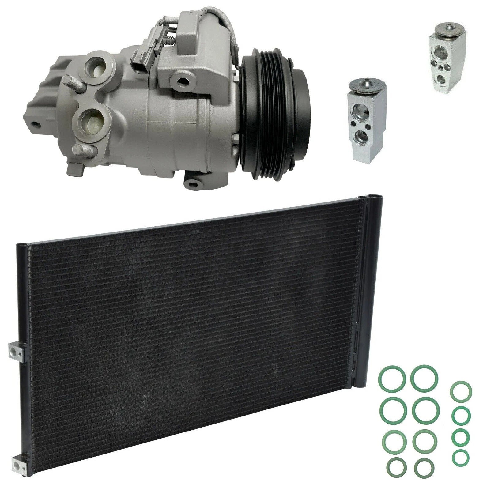 AC Compressor Kit With Condenser for Ford Expedition 3.5L (2015–2017)