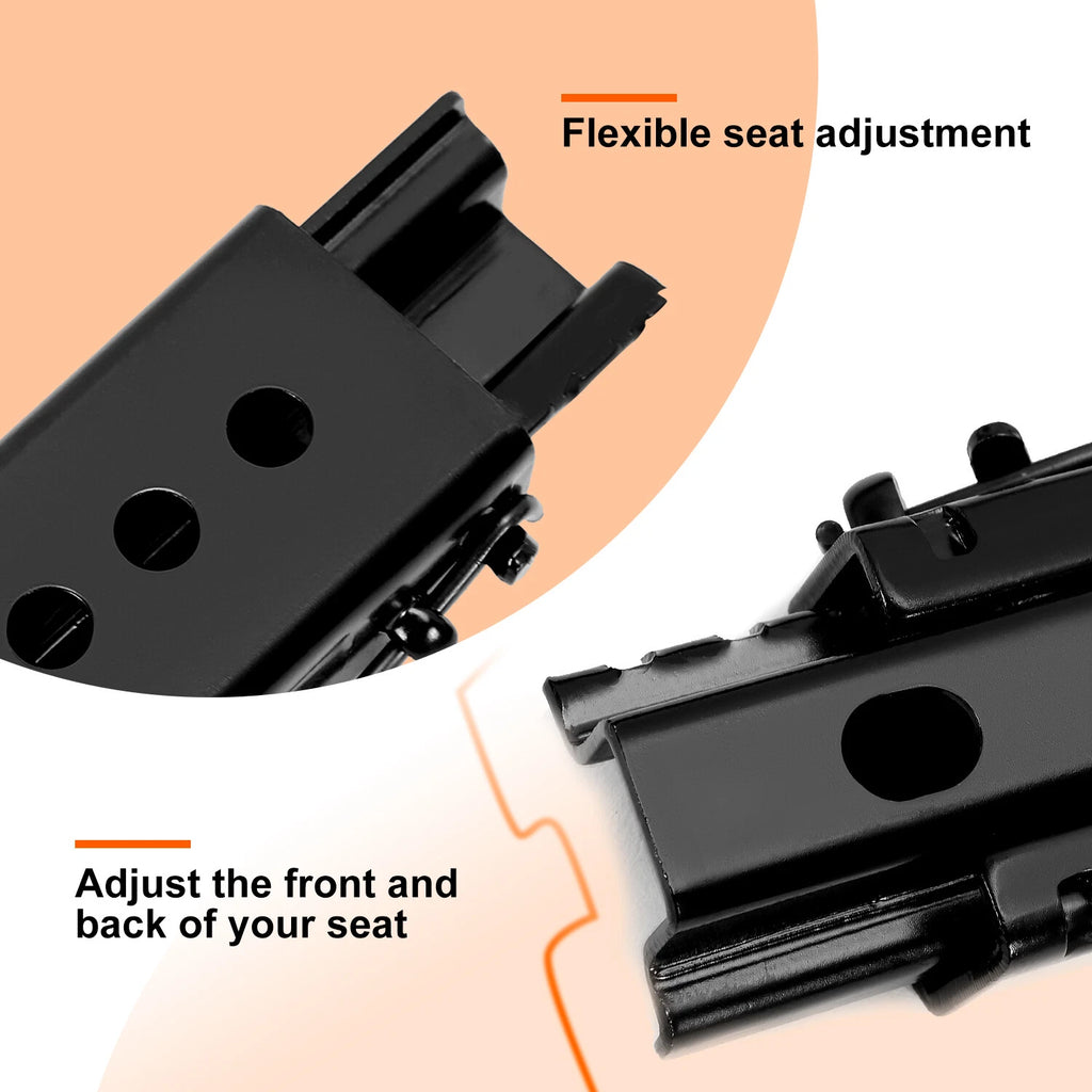 Dual Lock Car Racing Seat Base Slider Bracket Rail SBR-001