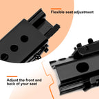 Dual Lock Car Racing Seat Base Slider Bracket Rail SBR-001
