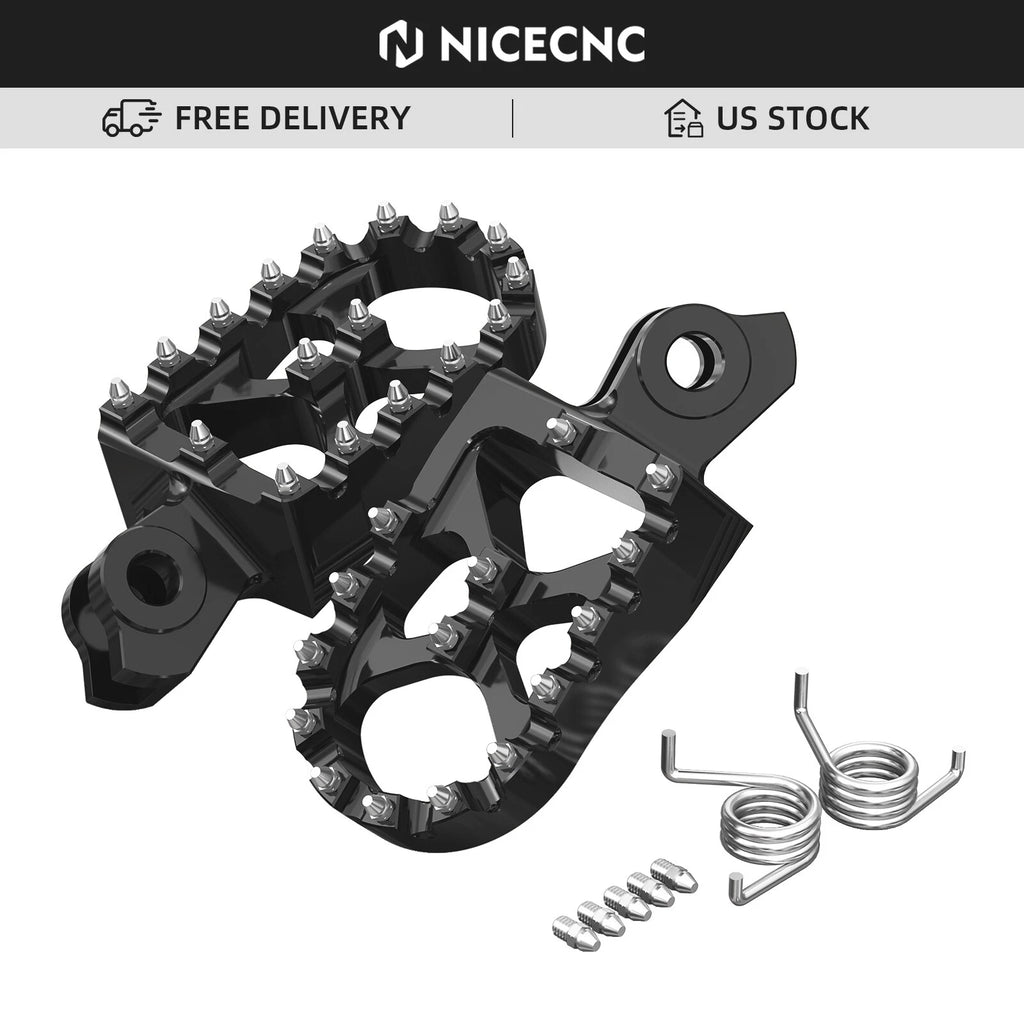 Billet 57mm Foot Pegs for Suzuki RMZ250 RMZ450 (2010–2024)