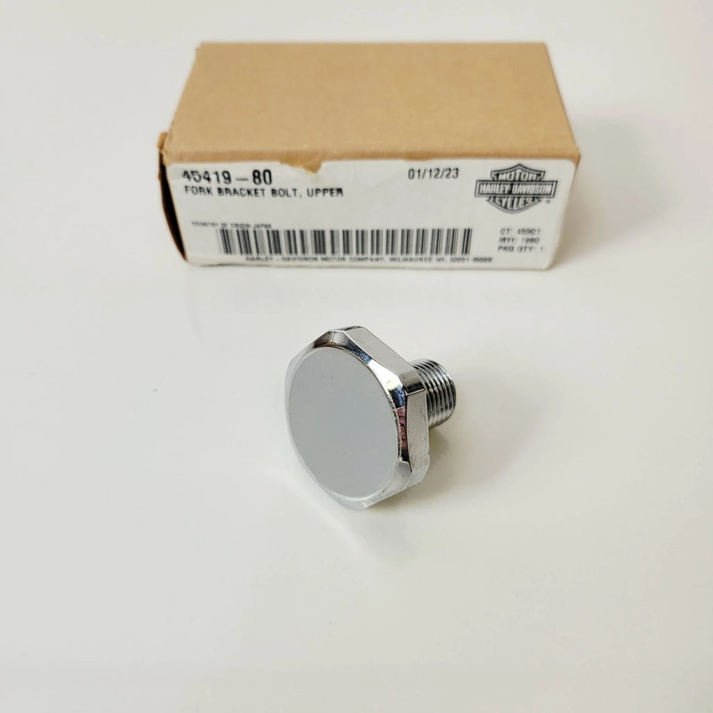OEM Halrey Chrome Slider Tube Cap for Harley Davidson FL FLST (1978–2017)