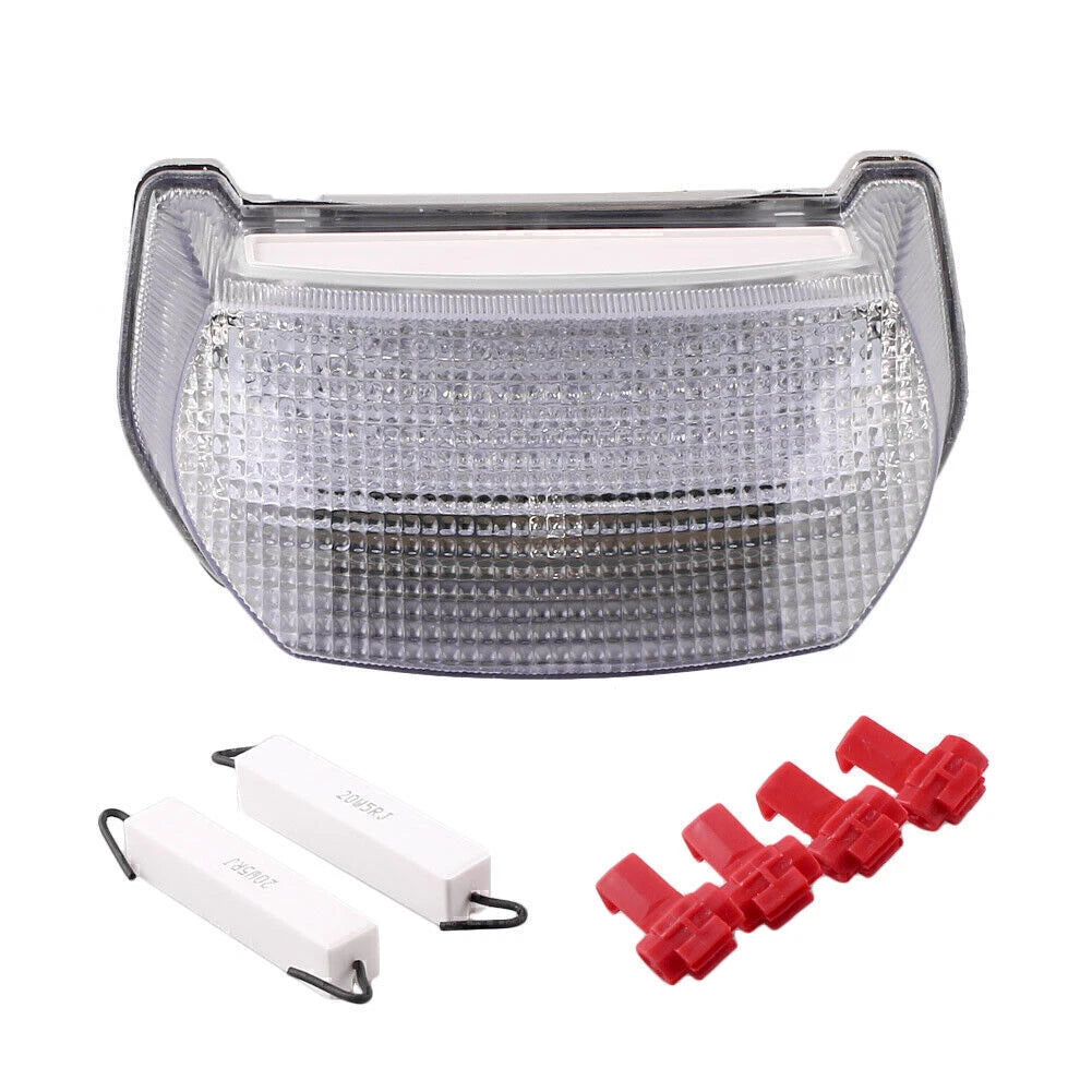 Clear Integrated LED Tail Light Turn Signals for Kawasaki ZX-7R (1996–2001)