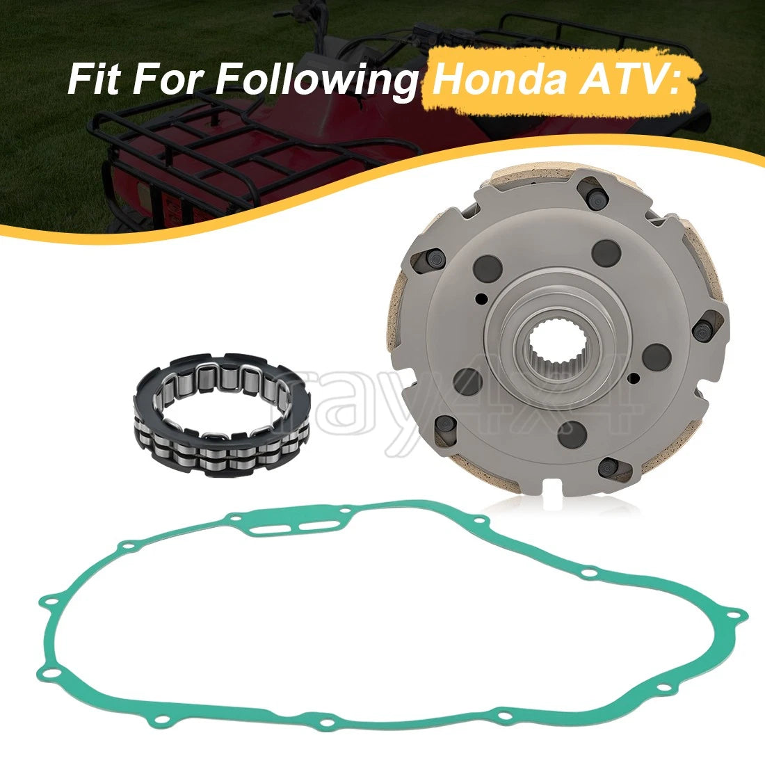 Wet Clutch Centrifugal Carrier & Bearing Gasket for Honda Fourtrax 300 (1988–2000)