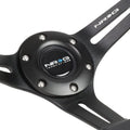 NRG Reinforced RST-018R 35cm Deep Dish Leather Grip Steering Wheel for Universal (2010–2023)