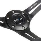 NRG Reinforced RST-018R 35cm Deep Dish Leather Grip Steering Wheel for Universal (2010–2023)