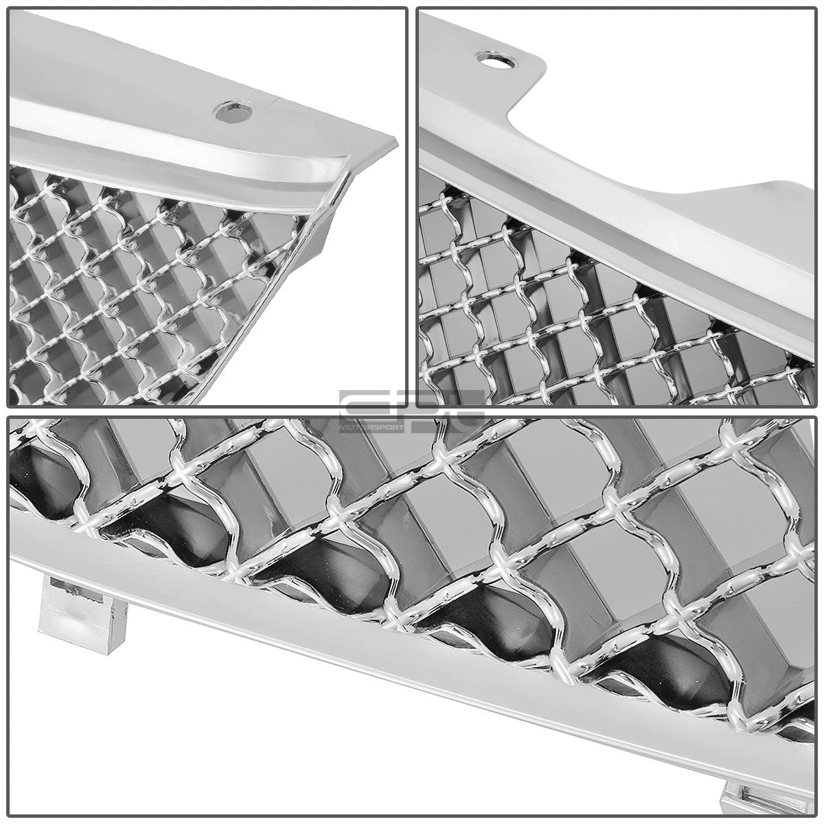 Sport Chrome Bolt-On Mesh Front Bumper Grille for Chevrolet Malibu (1997–1999)