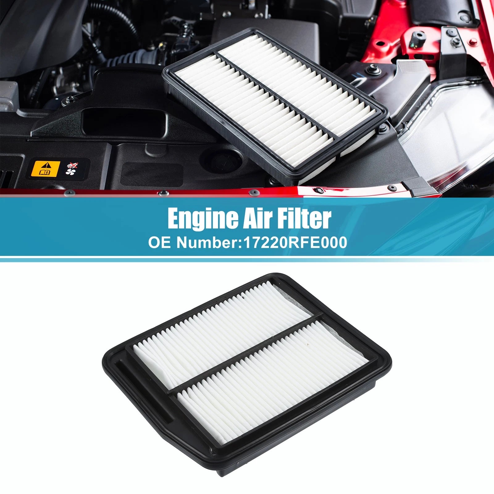 Auto Engine Air Filter for Honda Odyssey RB1 RB2 (2005–2010) No. 17220RFE000