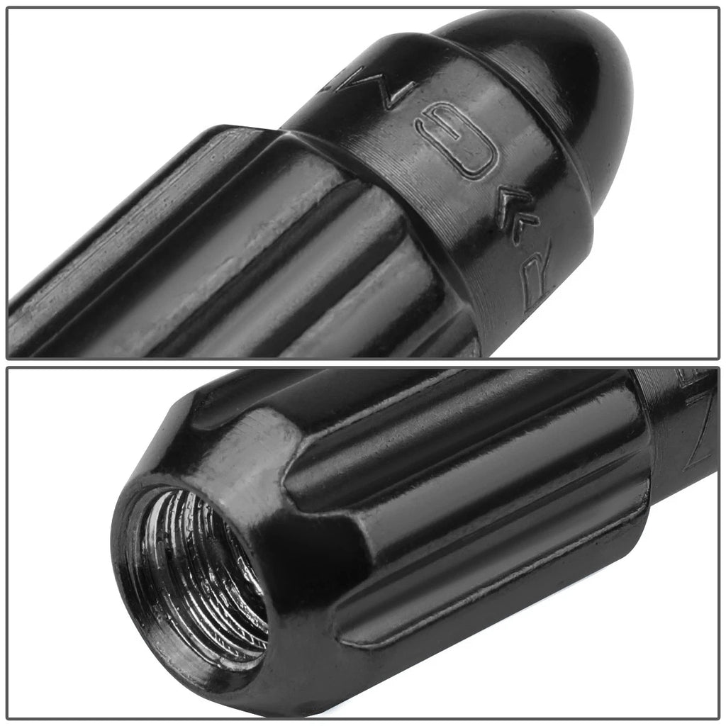 20Pcs Bullet Shaped End Lug Nut Set for NRG Innovations LN-LS500BK-21
