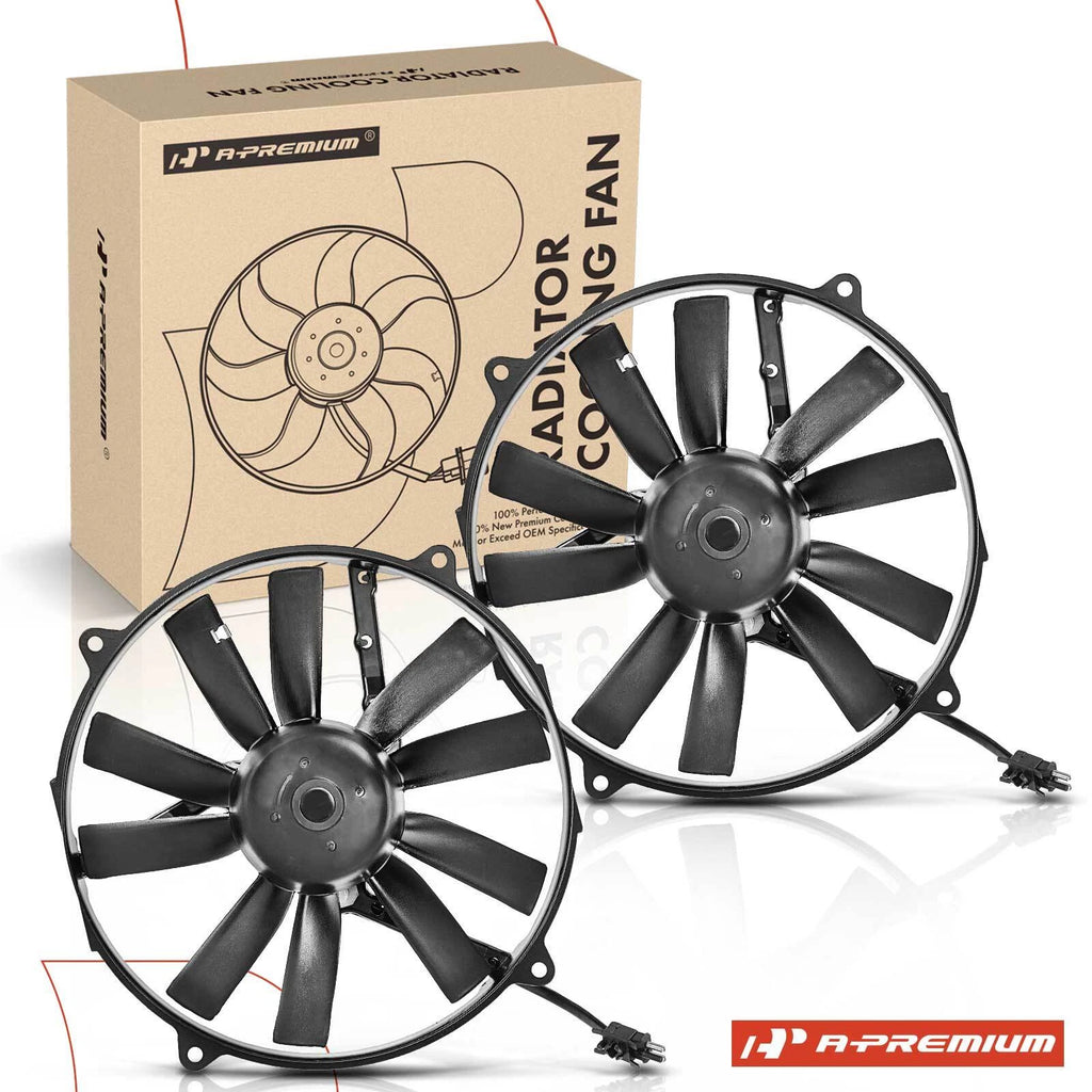 2X Cooling Fan Assembly for Mercedes-Benz E300 E320 300CE 400E (1995)