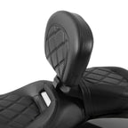 Black Driver Rider Backrest for Harley Touring Street Electra Glide (09-23)