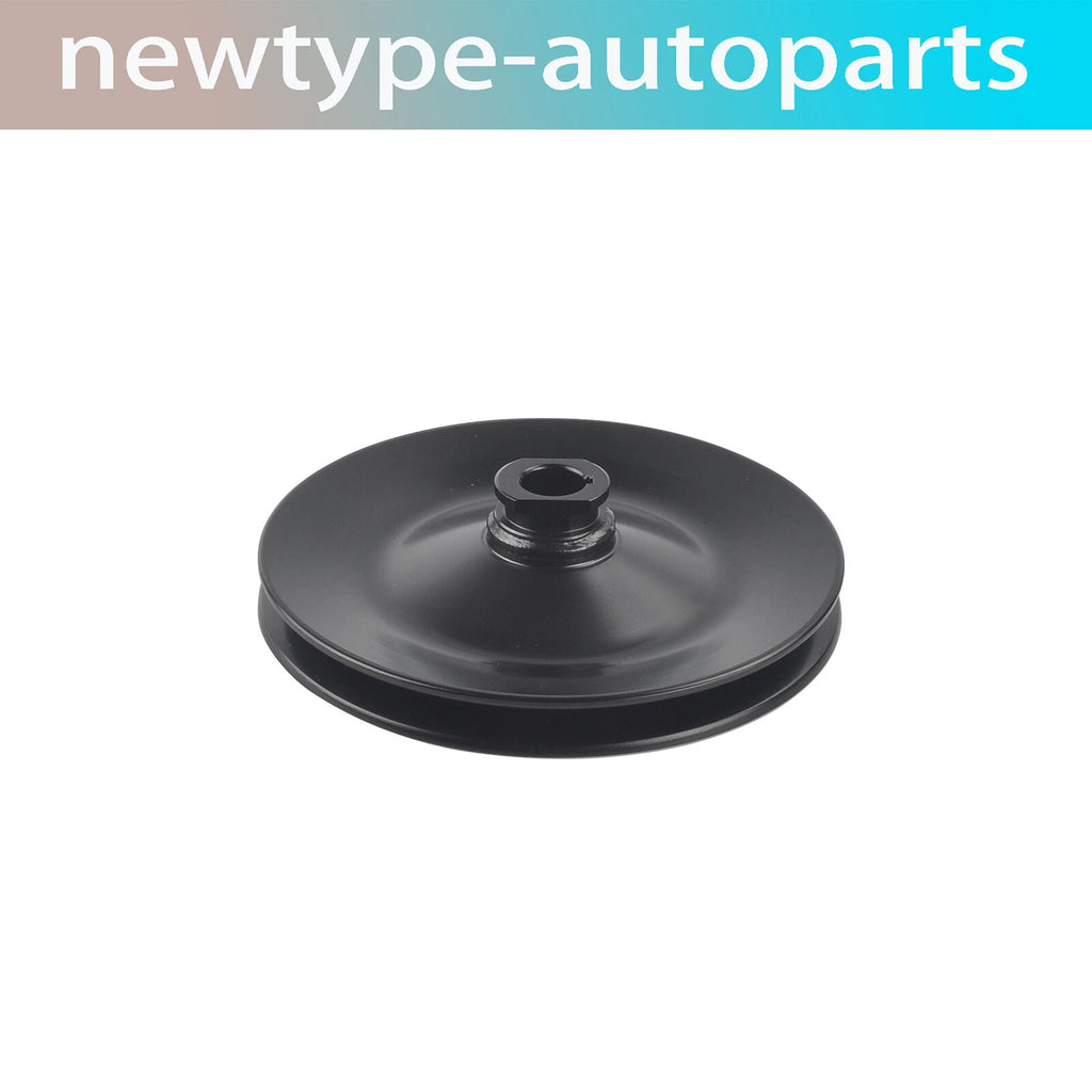 Saginaw Power Steering Pump Pulley for GM (Single Groove, Black)