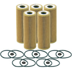 Set of 5 Engine Oil Filters for Ford Lincoln V6 Turbo