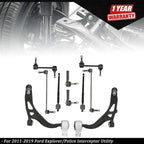 10pcs Control Arm Kit for Ford Explorer 2011–2019