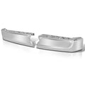 Smooth Chrome Steel Rear Bumper End Cap for Ford F-150 (2021–2024)