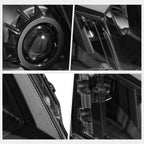 Projector Headlights for Cadillac SRX (2010–2016) - Clear Corner Black