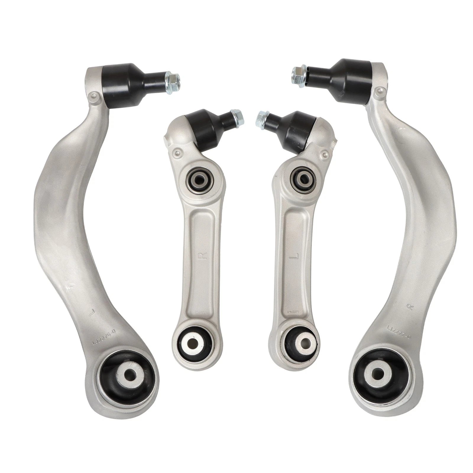 Set of 4 Front Suspension Lower Control Arms for BMW 650i (2012–2018)