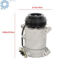 A/C Compressor with Clutch for Chevy Silverado Tahoe GMC Sierra (2000–2006)