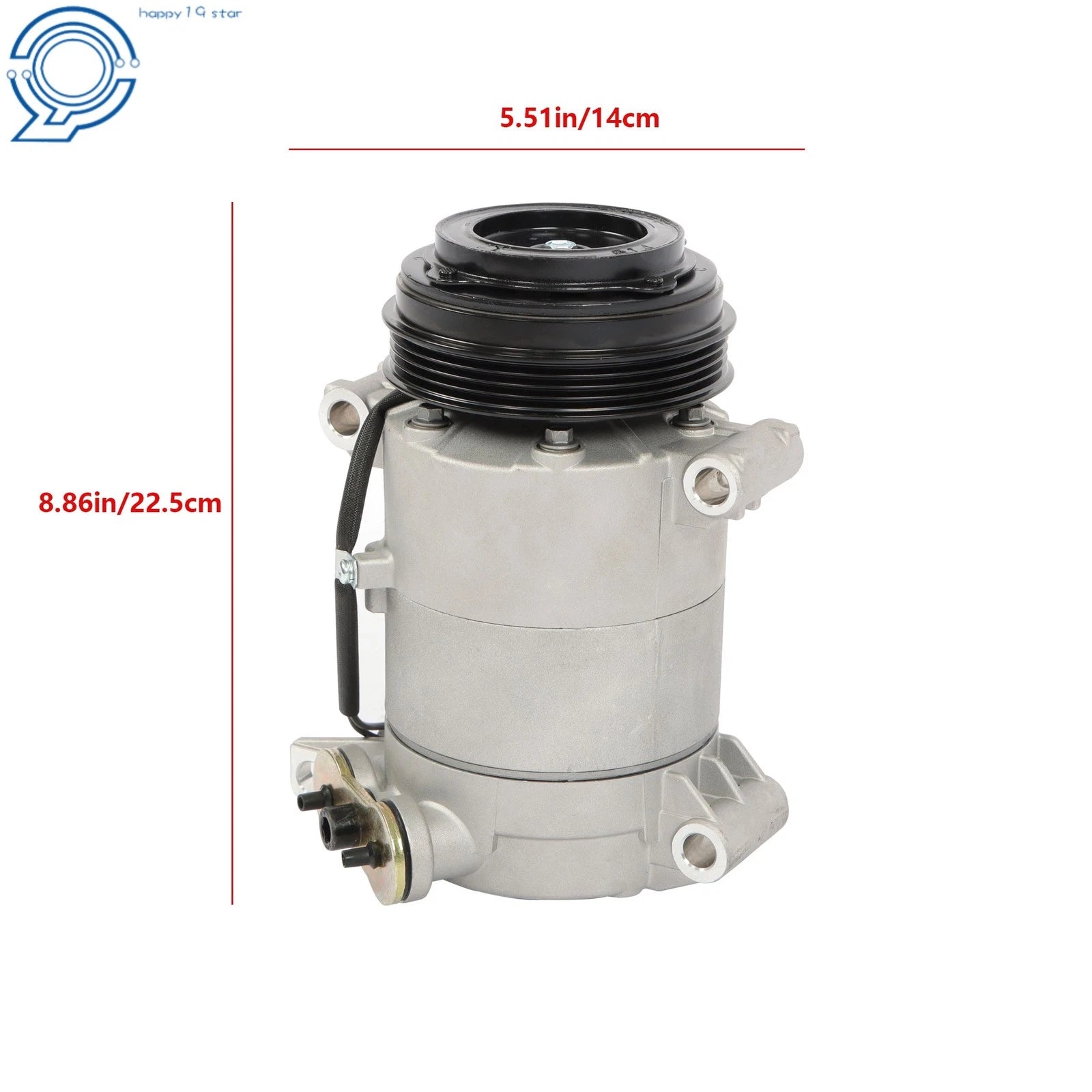A/C Compressor with Clutch for Chevy Silverado Tahoe GMC Sierra (2000–2006)