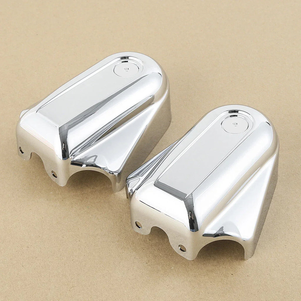 Chrome Rear Axle Covers for Harley Heritage Softail Deluxe (2008-2017)