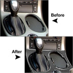 Carbon Fiber Gear Shift Panel Trim for Chevrolet Corvette C6 (2005-2013)