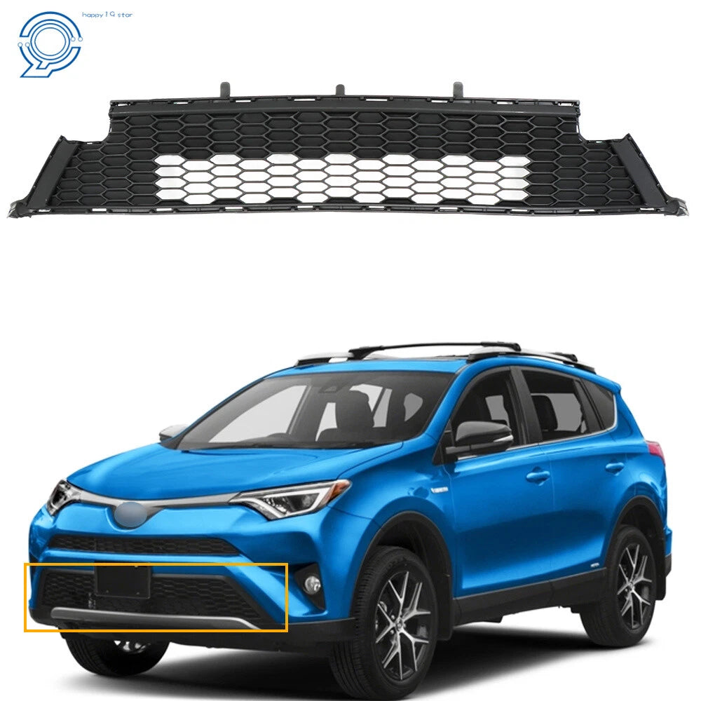 Front Lower Bumper Grille for Toyota RAV4 (2016–2018) Black