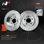 Drilled Brake Rotors & Pads Set for Mercedes-Benz ML320 (1998–2003)