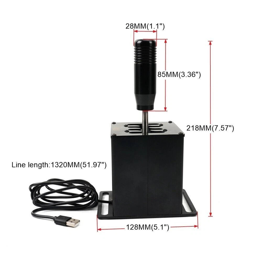 H-Shifter for Logitech G29 G920 (DIRT/WRC/EPIC FORCE/LFS)