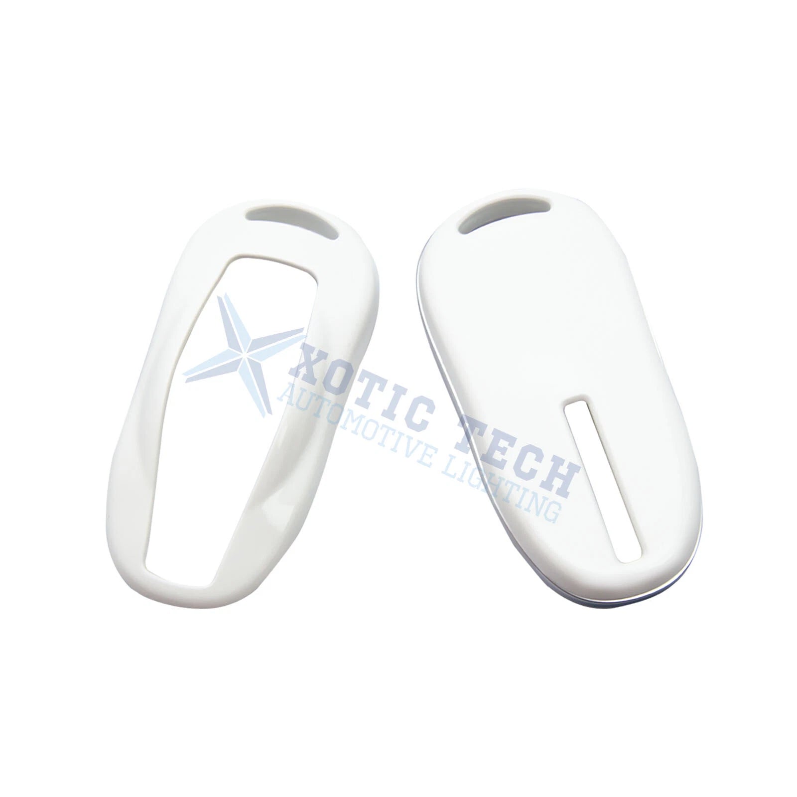 Glossy White ABS Smart Key FOB Hard Shell Cover Case for Tesla Model S (2012-2018)
