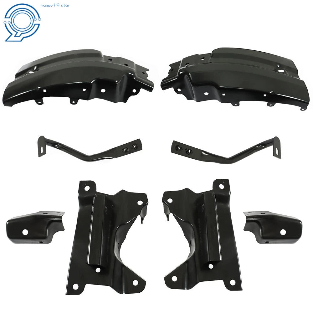 Front Bumper Brace Brackets for Chevy Silverado 1500 (2007-2013)
